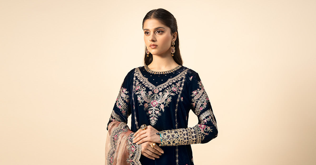 Maira B | Ready to Wear | SF-W24-80 -  Maria B Luxury Formals -  House of Maryam