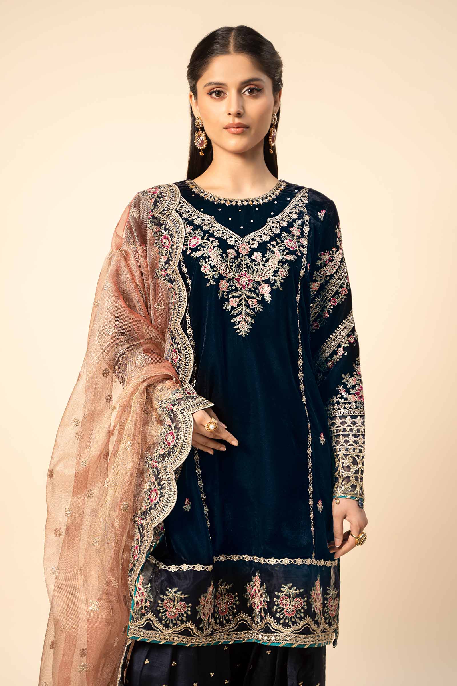 Maira B | Ready to Wear | SF-W24-80 -  Maria B Luxury Formals -  House of Maryam