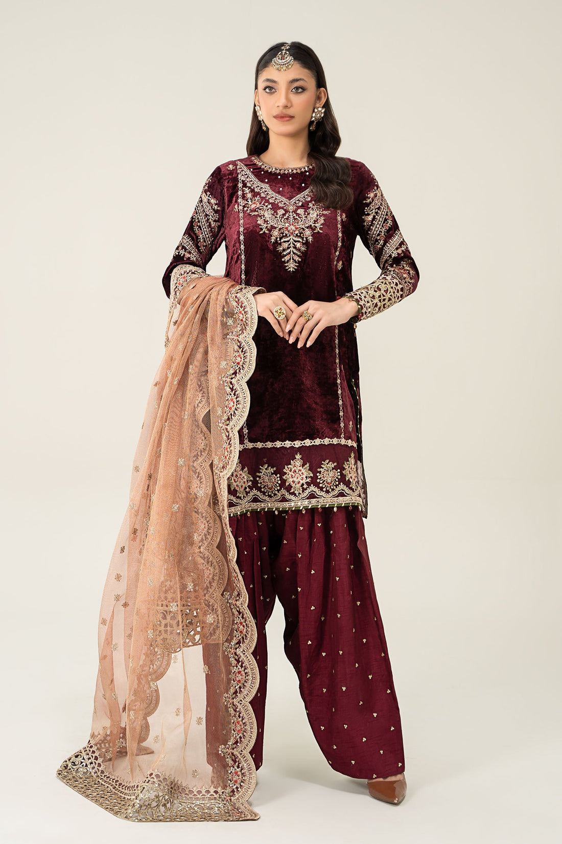 Maira B | Ready to Wear | SF-W24-80 -  Maria B Luxury Formals -  House of Maryam