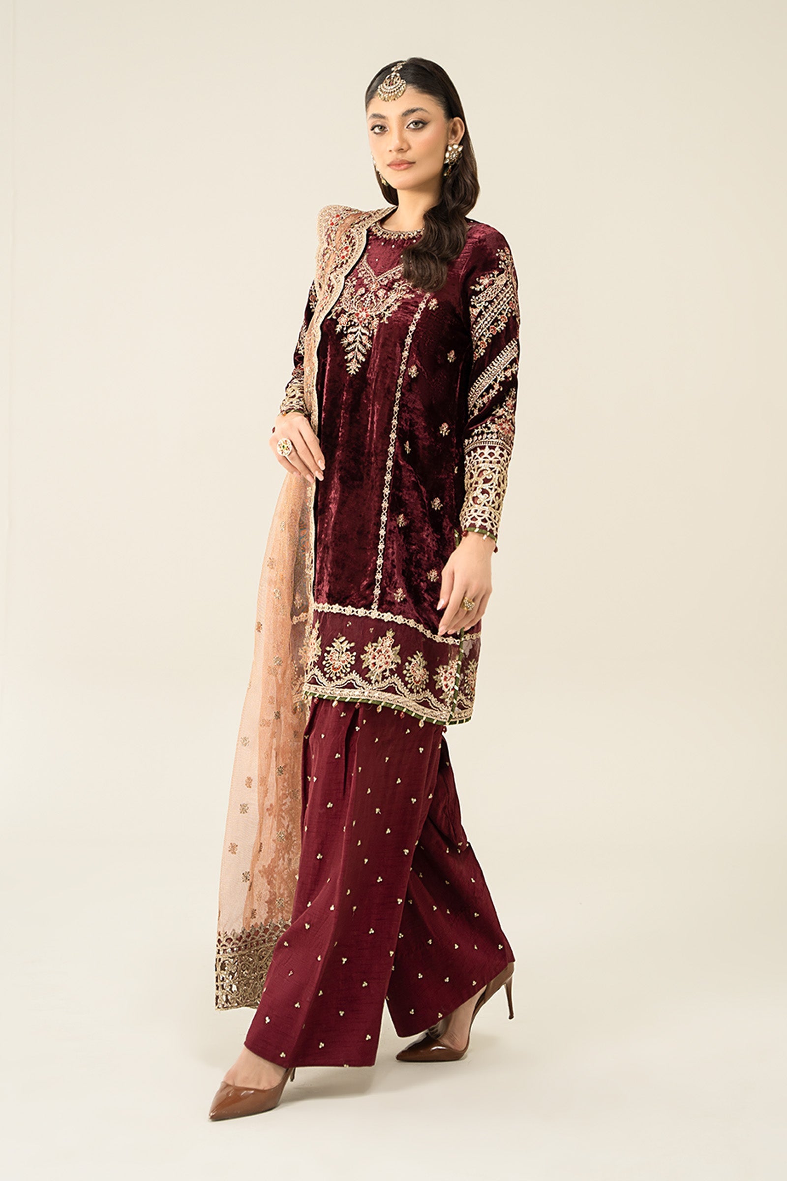 Maira B | Ready to Wear | SF-W24-80 -  Maria B Luxury Formals -  House of Maryam