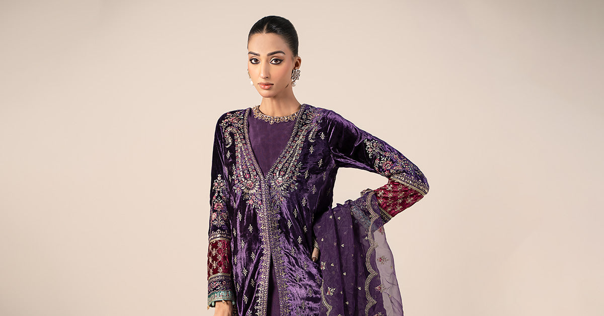 Maira B | Ready to Wear | SF-W24-81 -  Maria B Luxury Formals -  House of Maryam