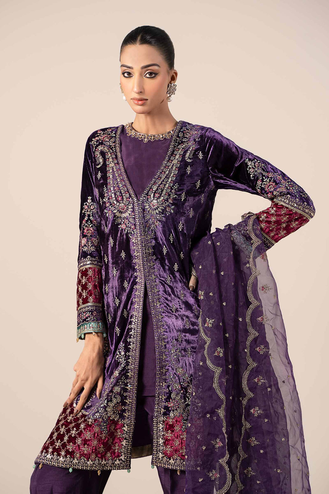 Maira B | Ready to Wear | SF-W24-81 -  Maria B Luxury Formals -  House of Maryam