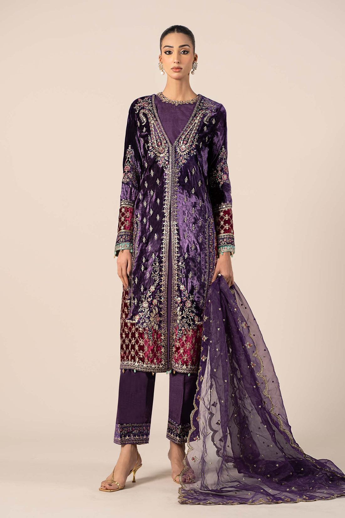 Maira B | Ready to Wear | SF-W24-81 -  Maria B Luxury Formals -  House of Maryam