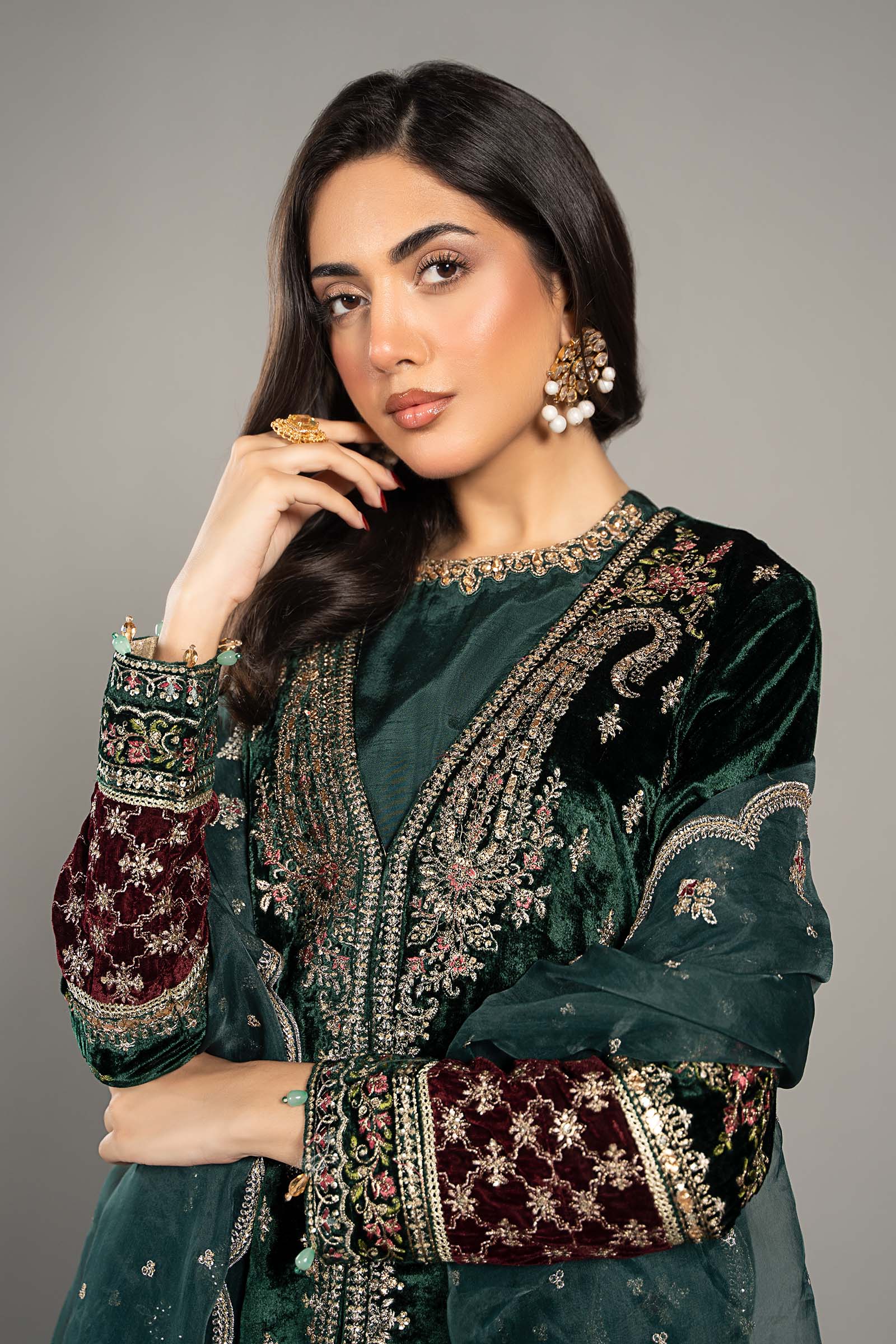 Maira B | Ready to Wear | SF-W24-81 -  Maria B Luxury Formals -  House of Maryam