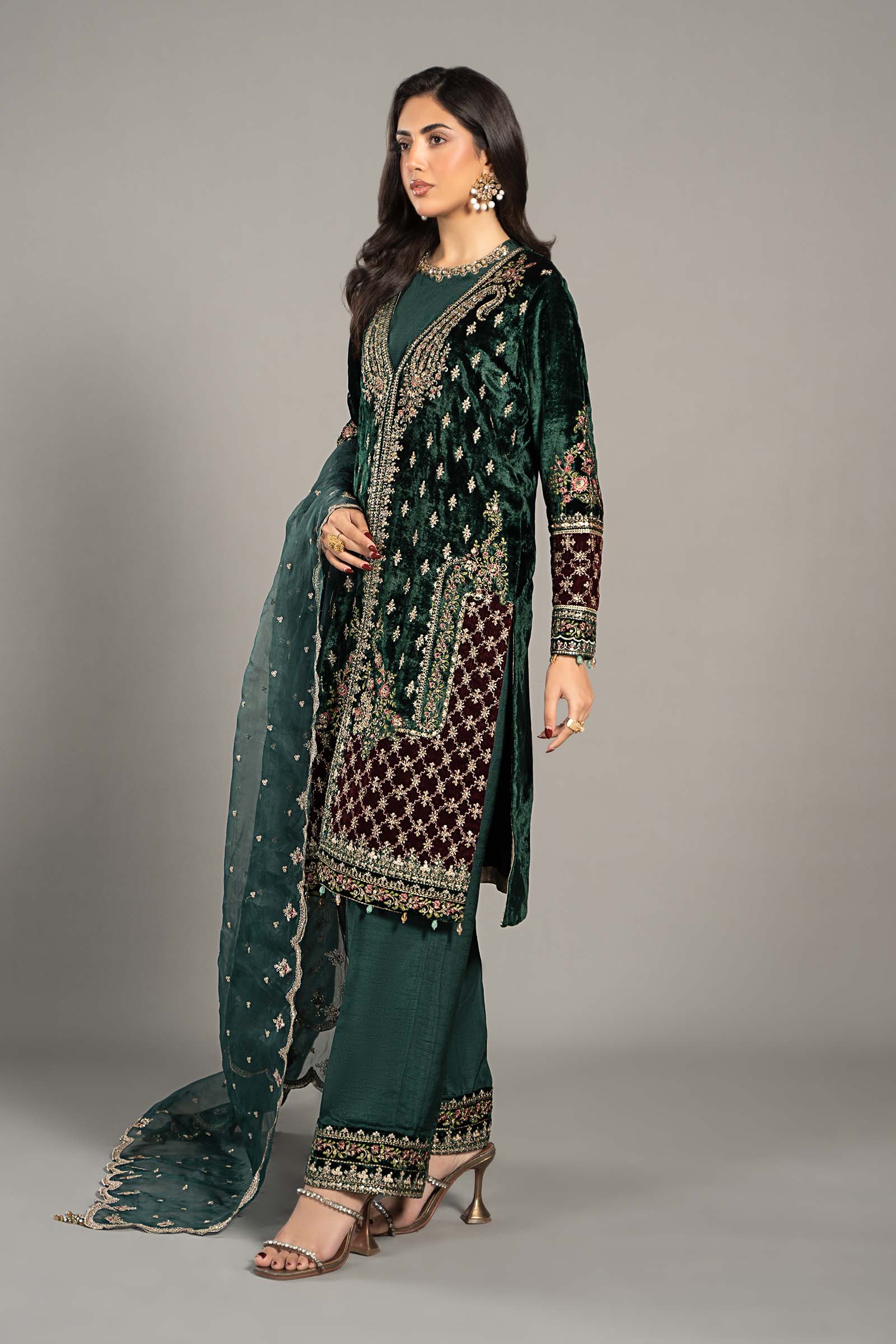 Maira B | Ready to Wear | SF-W24-81 -  Maria B Luxury Formals -  House of Maryam