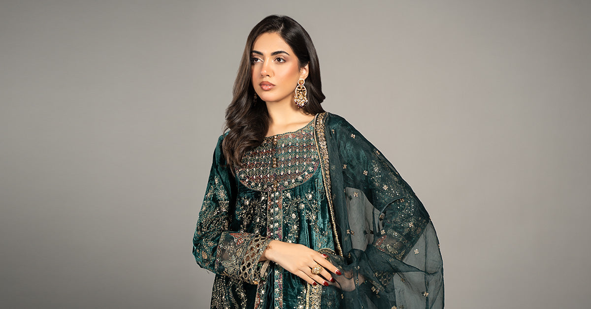 Maira B | Ready to Wear | SF-W24-87 -  Maria B Luxury Formals -  House of Maryam