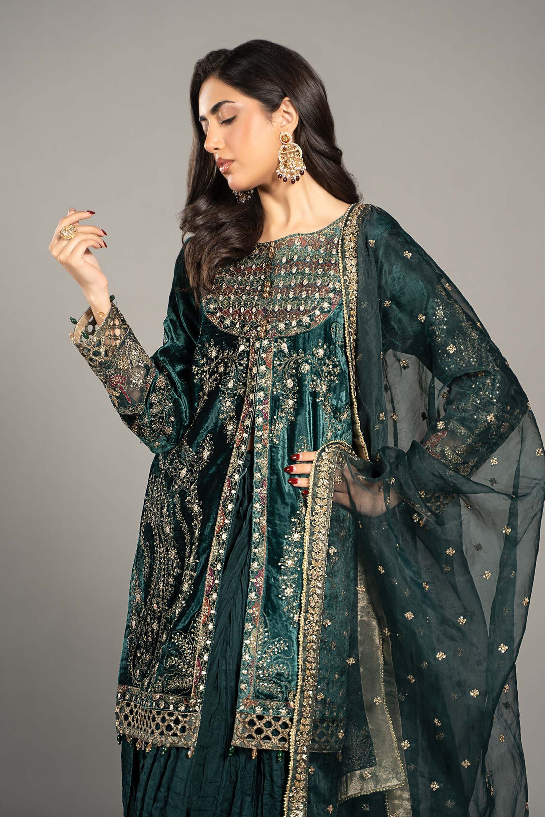 Maira B | Ready to Wear | SF-W24-87 -  Maria B Luxury Formals -  House of Maryam