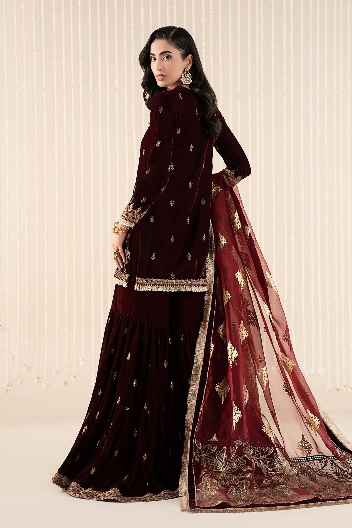 Maria B | Pre Fall 25 | SF-W25-43-Maroon-4