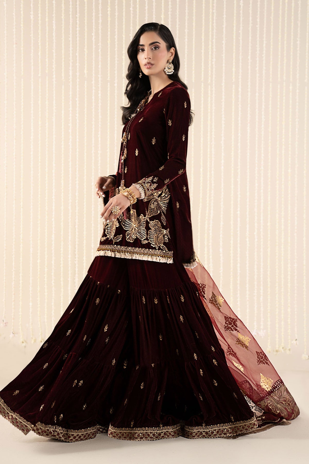Maria B | Pre Fall 25 | SF-W25-43-Maroon, image 4
