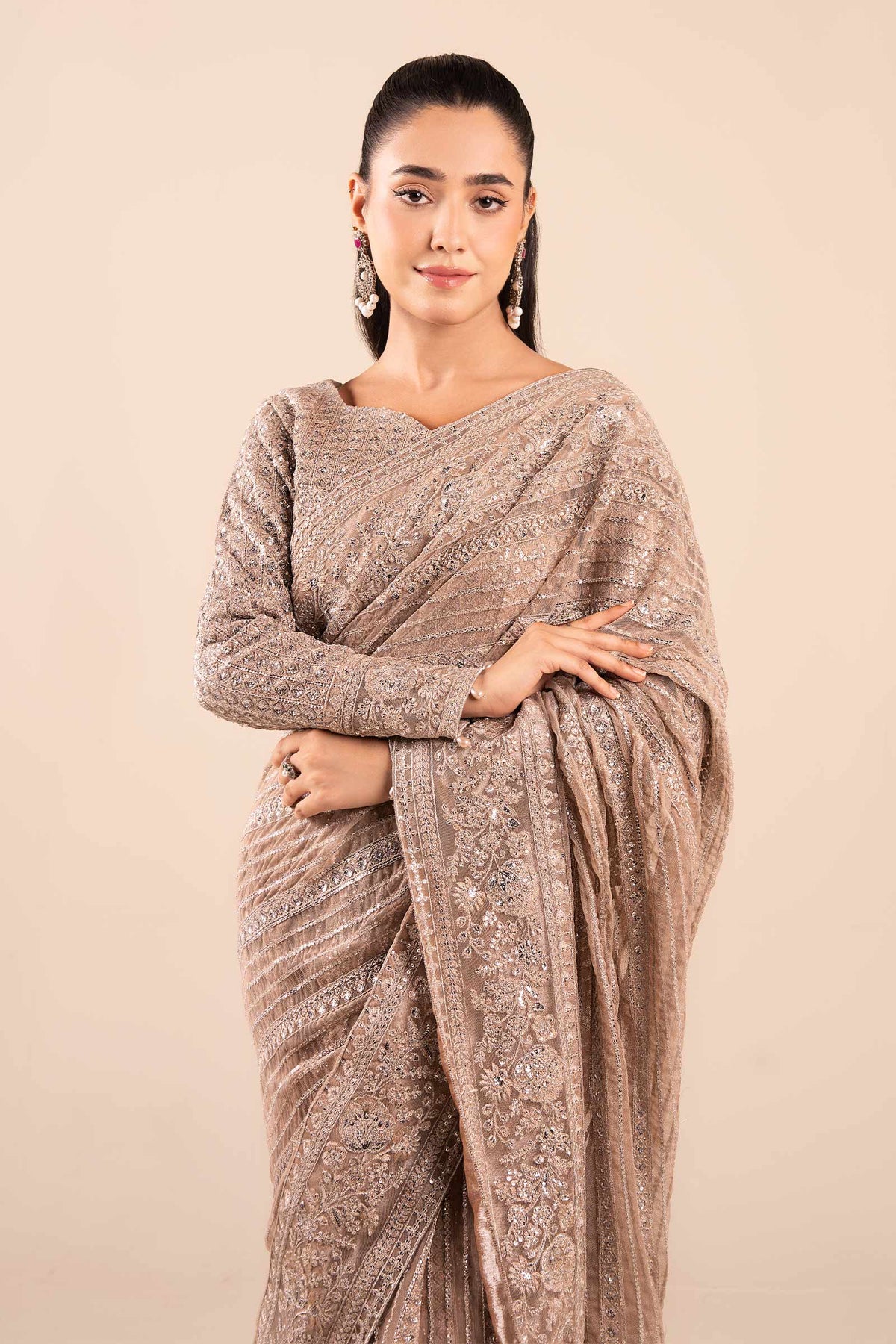 Maria B | Formal Wears | SF-EA25-17 -  Maria B Ladies Clothes - Original Designer Dress - House of Maryam