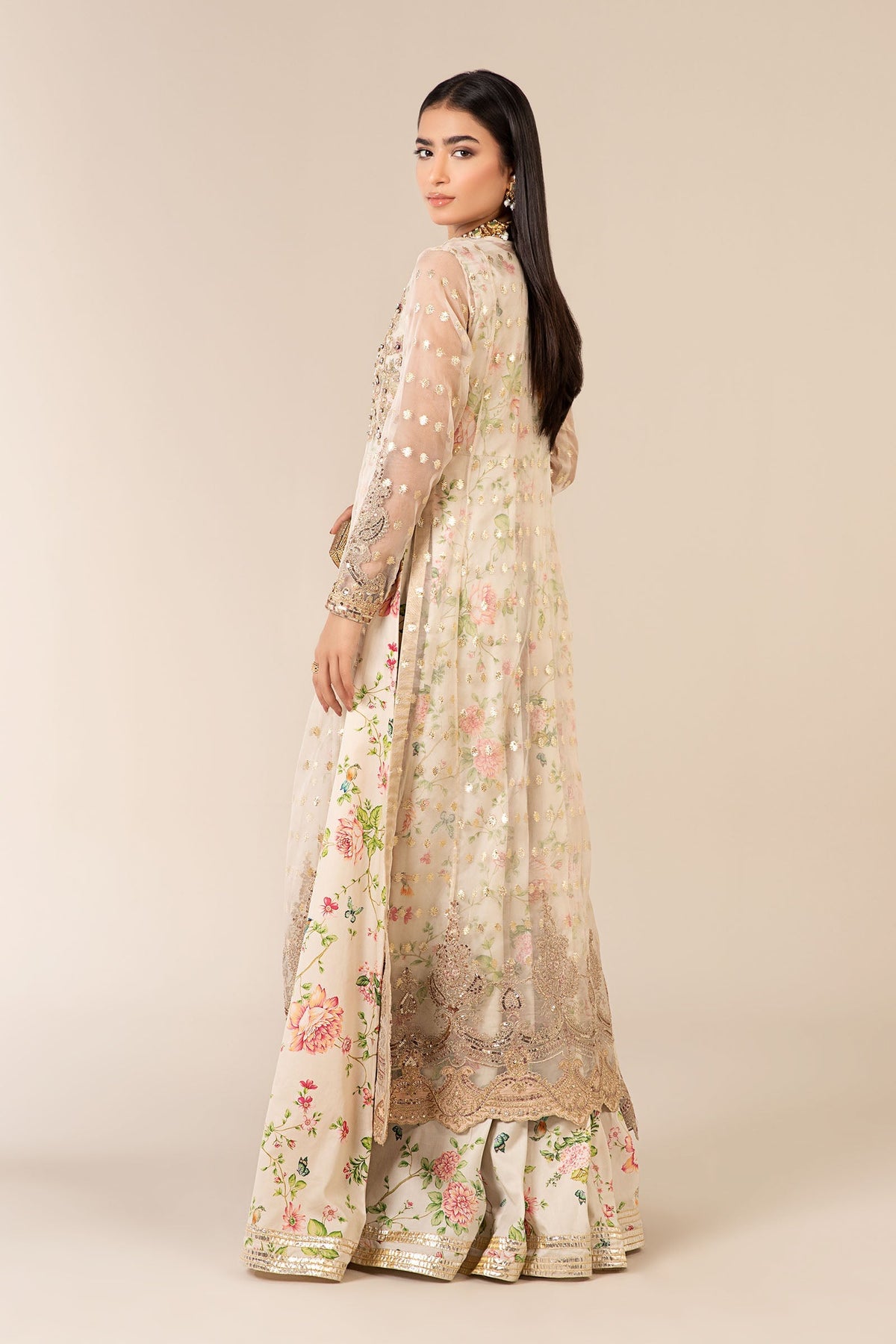 Maria B | Formal Wears | SF-EF25-37 -  Maria B Ladies Clothes - Original Designer Dress - House of Maryam