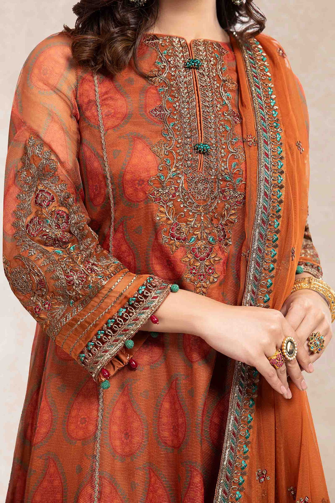 Maira B | Ready to Wear | SF-EF22-31R1 -  Maria B Luxury Formals -  House of Maryam
