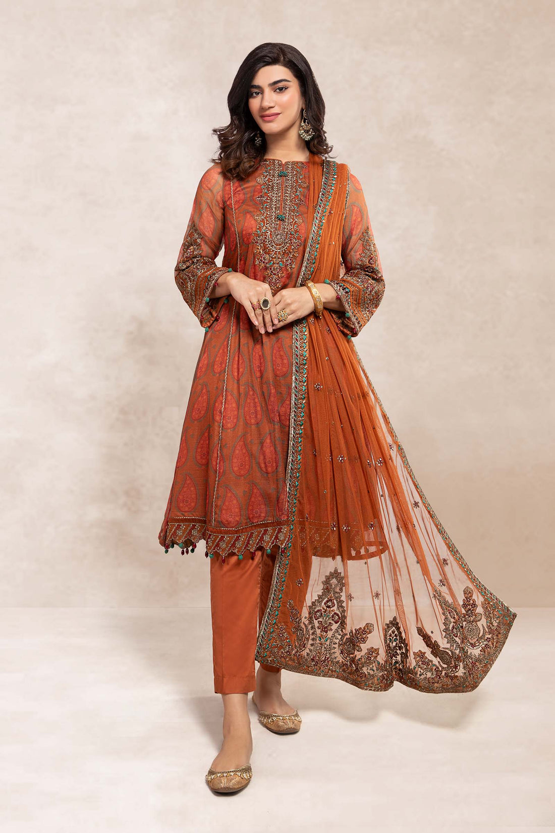 Maira B | Ready to Wear | SF-EF22-31R1 -  Maria B Luxury Formals -  House of Maryam