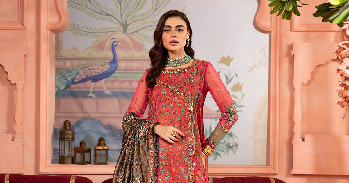 Maira B | Ready to Wear | SF-PF24-06 -  Maria B Luxury Formals -  House of Maryam