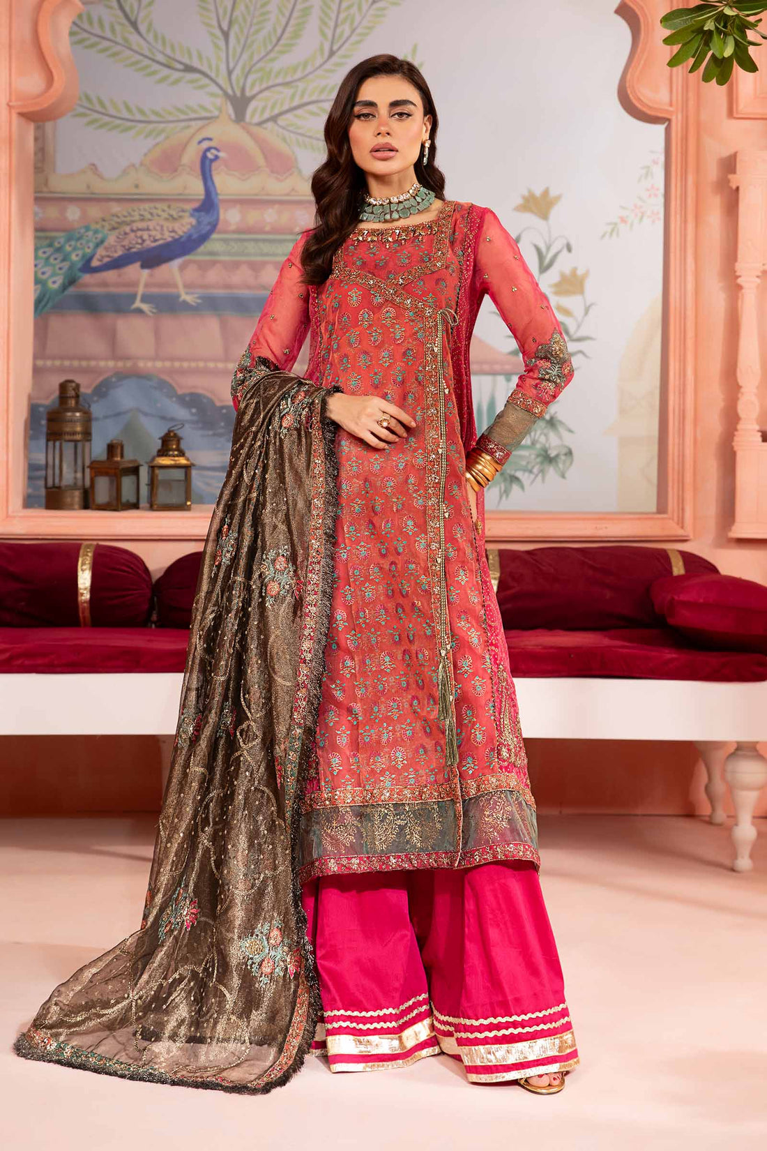 Maira B | Ready to Wear | SF-PF24-06 -  Maria B Luxury Formals -  House of Maryam