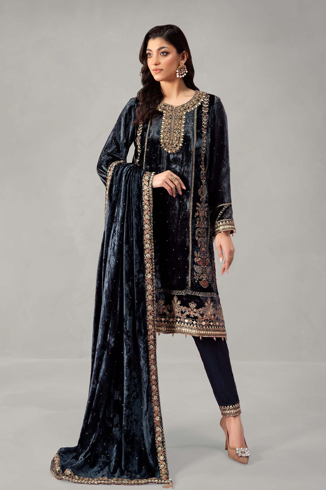 Maira B | Ready to Wear | SF-W24-14 -  Maria B Luxury Formals -  House of Maryam