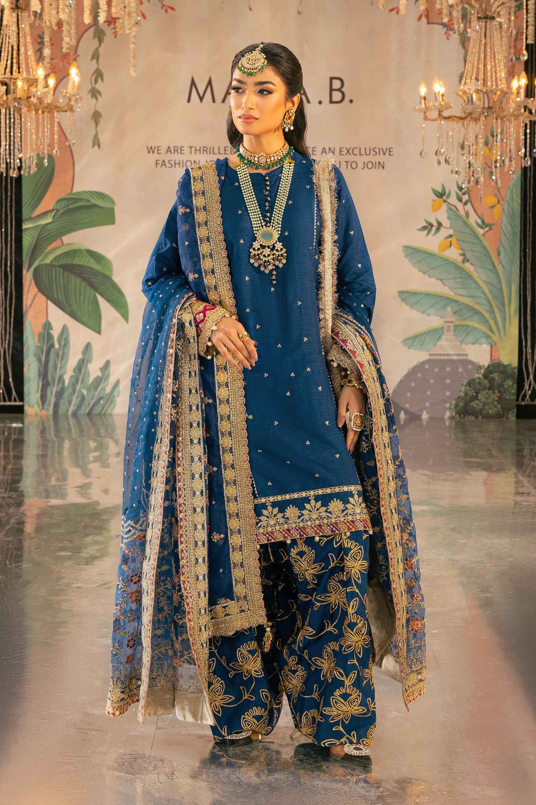 Maira B | Ready to Wear | SF-W24-04 -  Maria B Luxury Formals -  House of Maryam