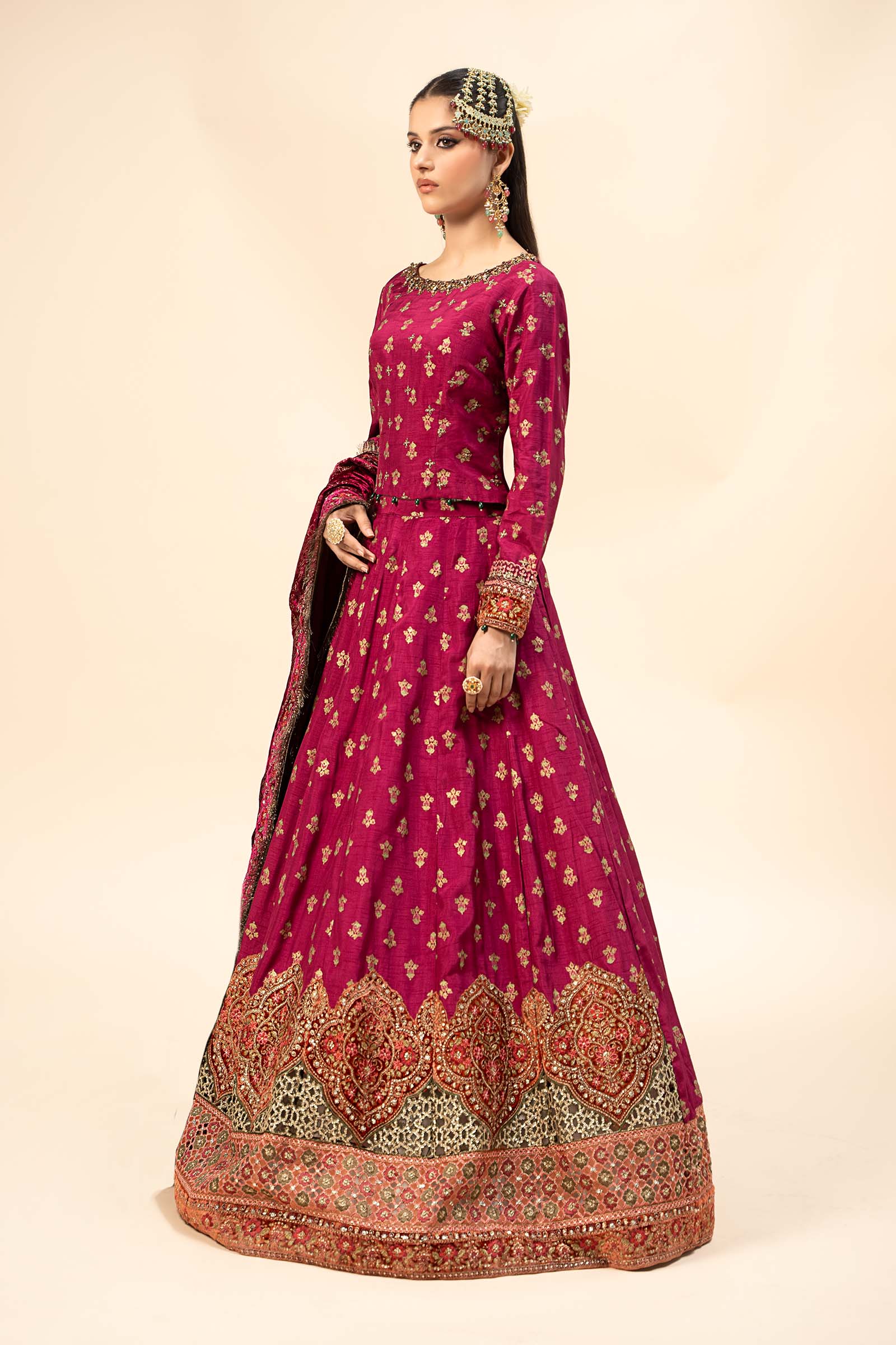 Maira B | Ready to Wear | SF-W24-26 -  Maria B Luxury Formals -  House of Maryam