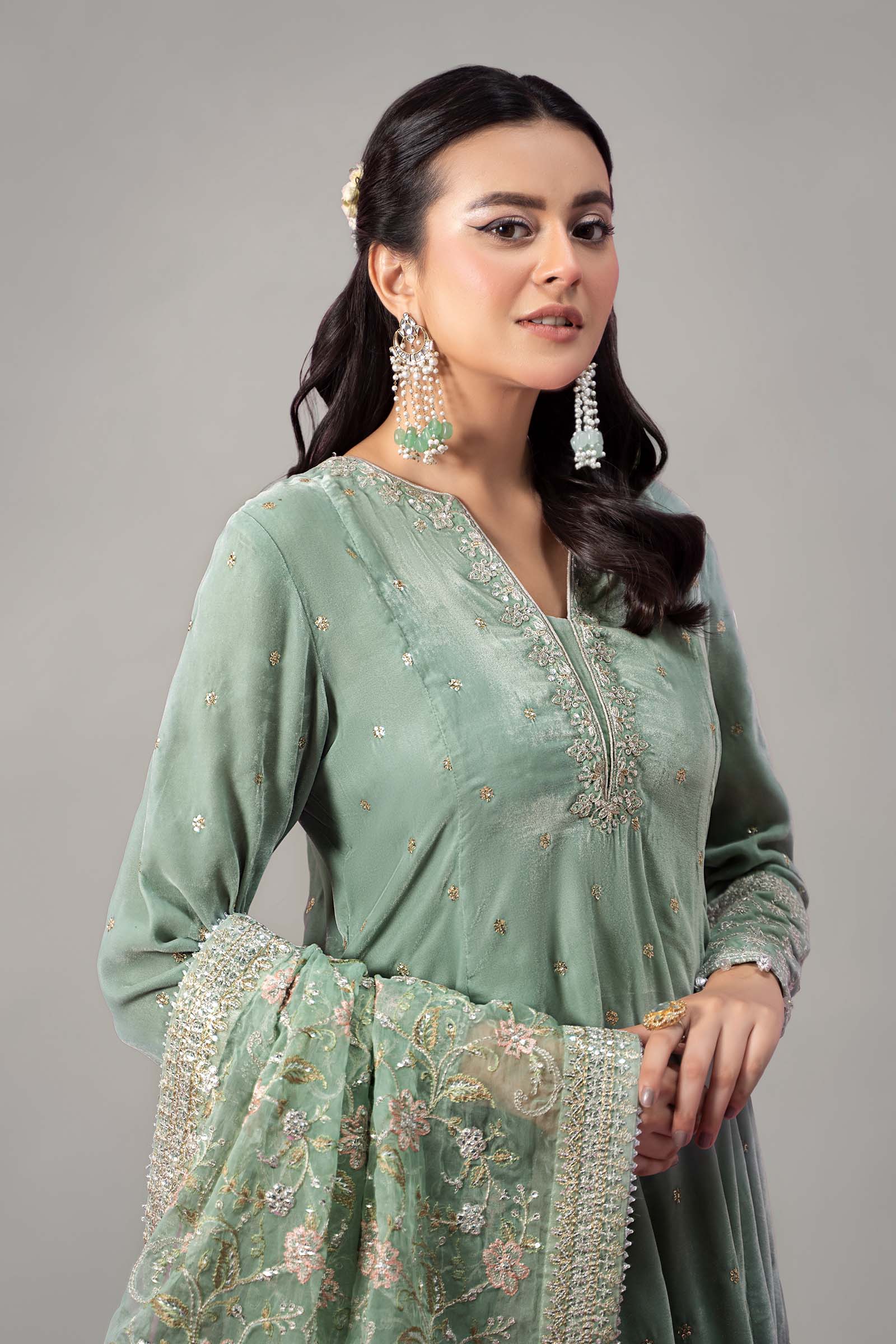 Maira B | Ready to Wear | SF-W24-12 -  Maria B Luxury Formals -  House of Maryam
