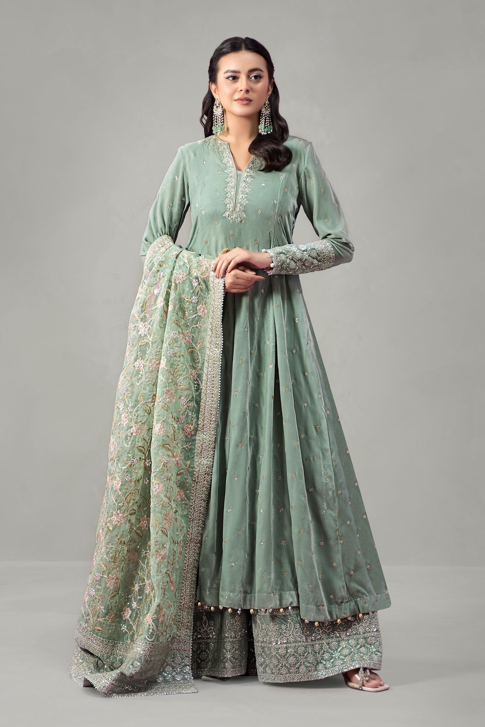 Maira B | Ready to Wear | SF-W24-12 -  Maria B Luxury Formals -  House of Maryam