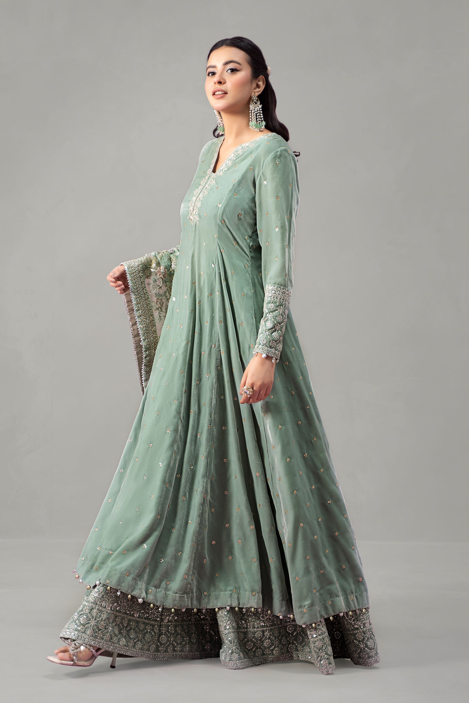Maira B | Ready to Wear | SF-W24-12 -  Maria B Luxury Formals -  House of Maryam