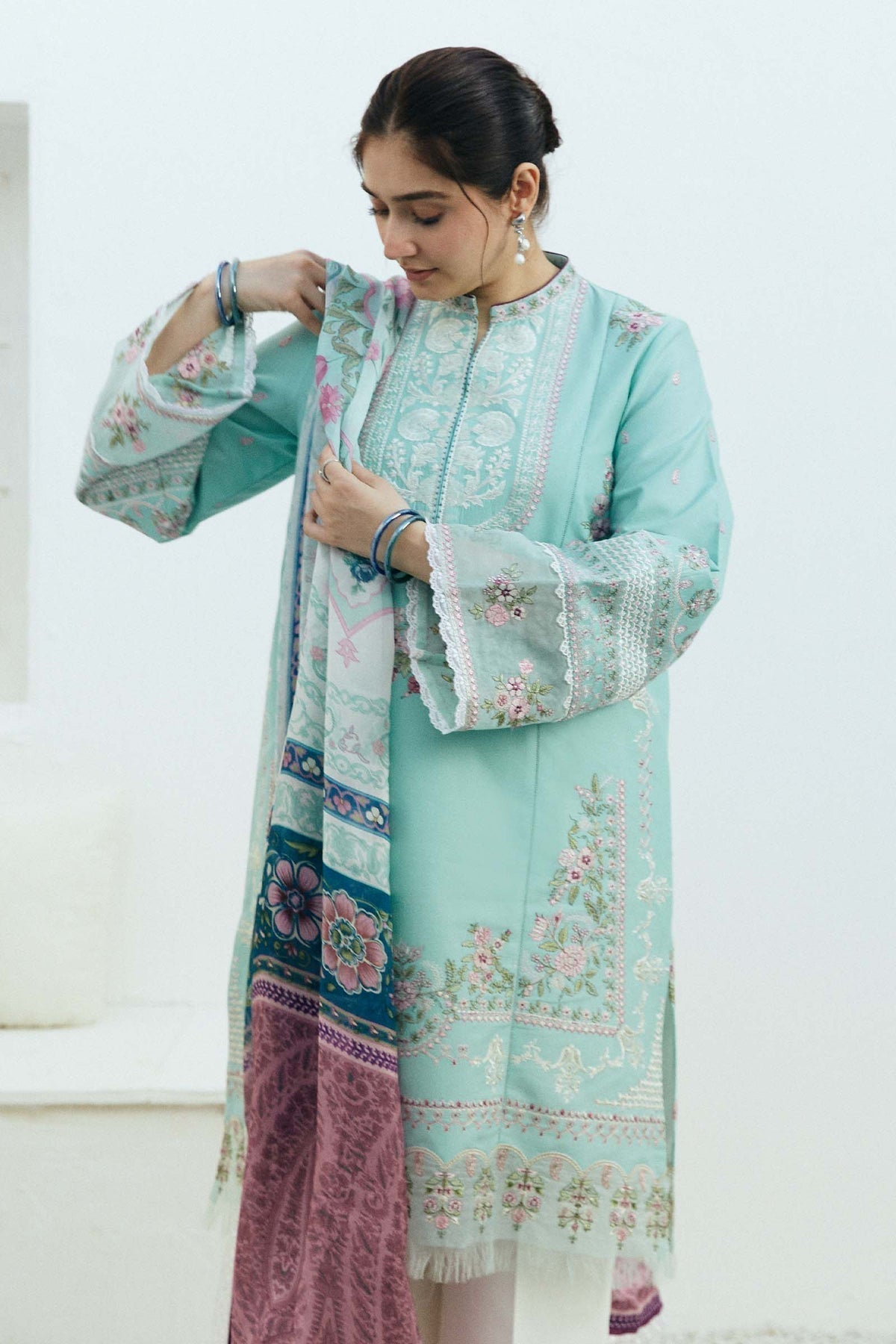 Zara Shahjahan | Coco Lawn Eid Edit 24 | SHAAM-D5 -  Zara Shahjahan Luxury - Original Designer Dress - House of Maryam