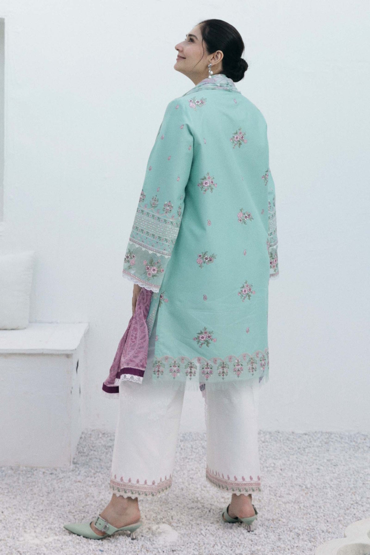 Zara Shahjahan | Coco Lawn Eid Edit 24 | SHAAM-D5 -  Zara Shahjahan Luxury - Original Designer Dress - House of Maryam