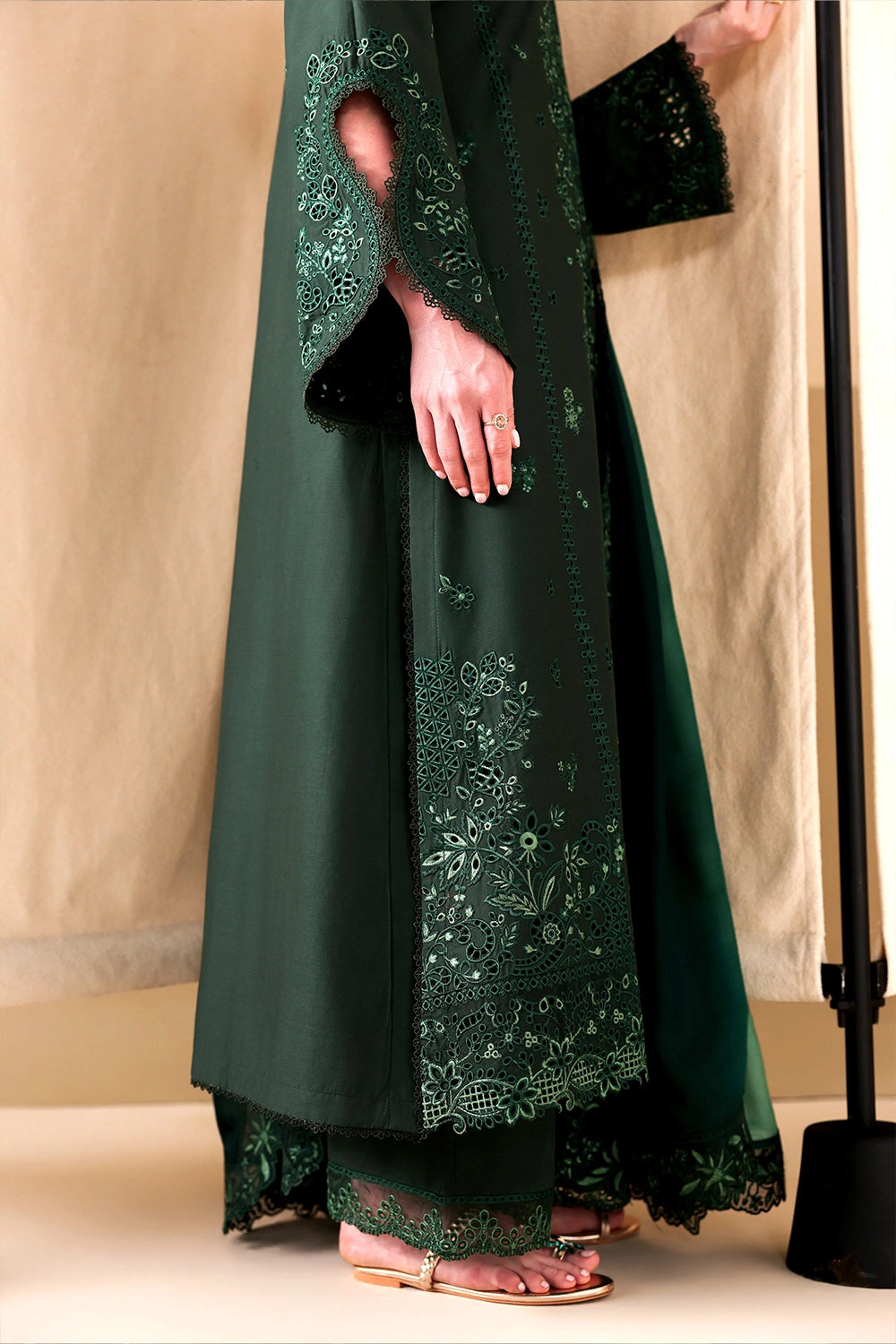 Azure | Luxury Lawn 26 | Shades Of Emerald, image 4