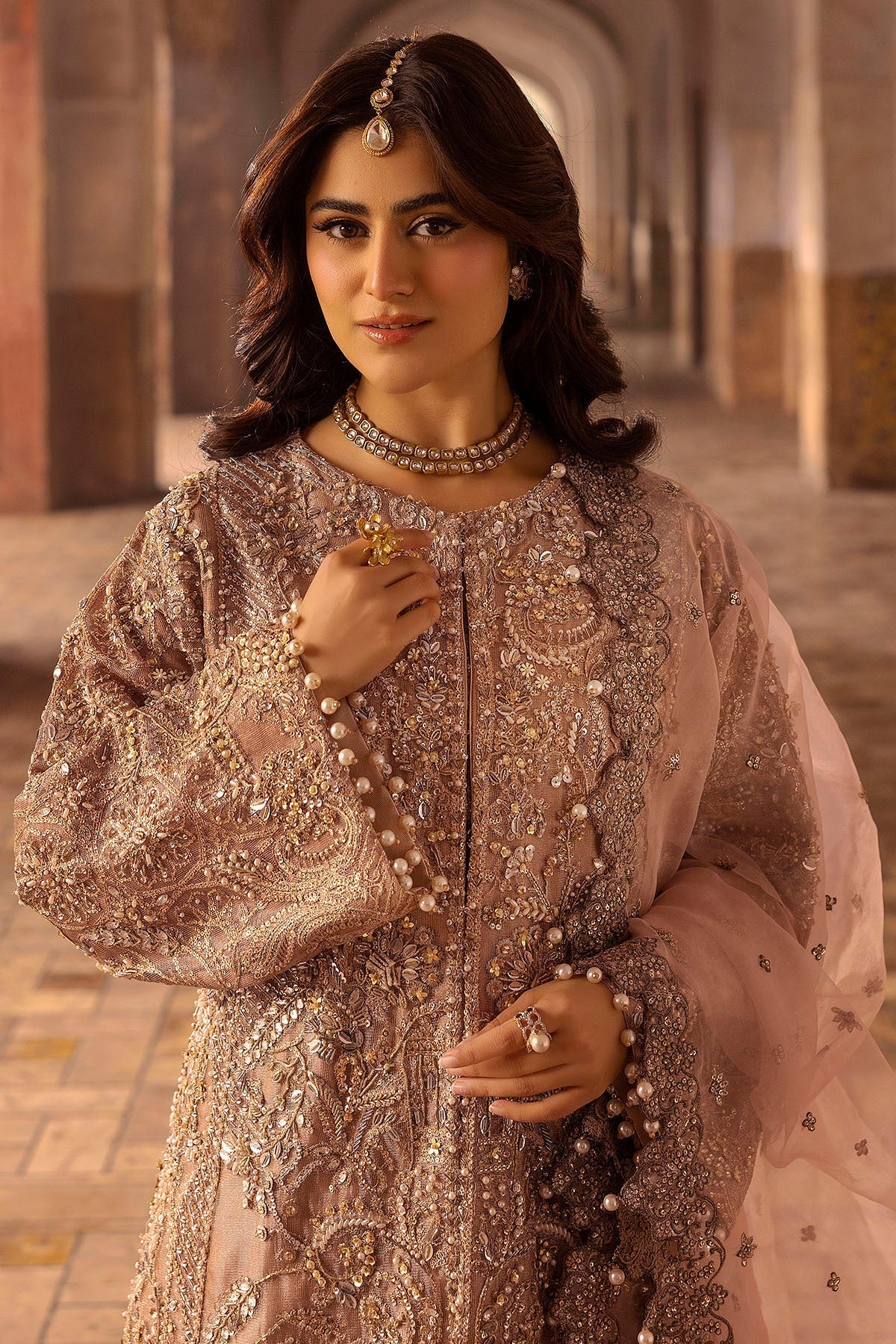 Motifz | Bridal Couture | 0012-MAYASA EMBROIDERED MESSORI STITCHED -  Motifz Ladies Clothes - Original Designer Dress - House of Maryam