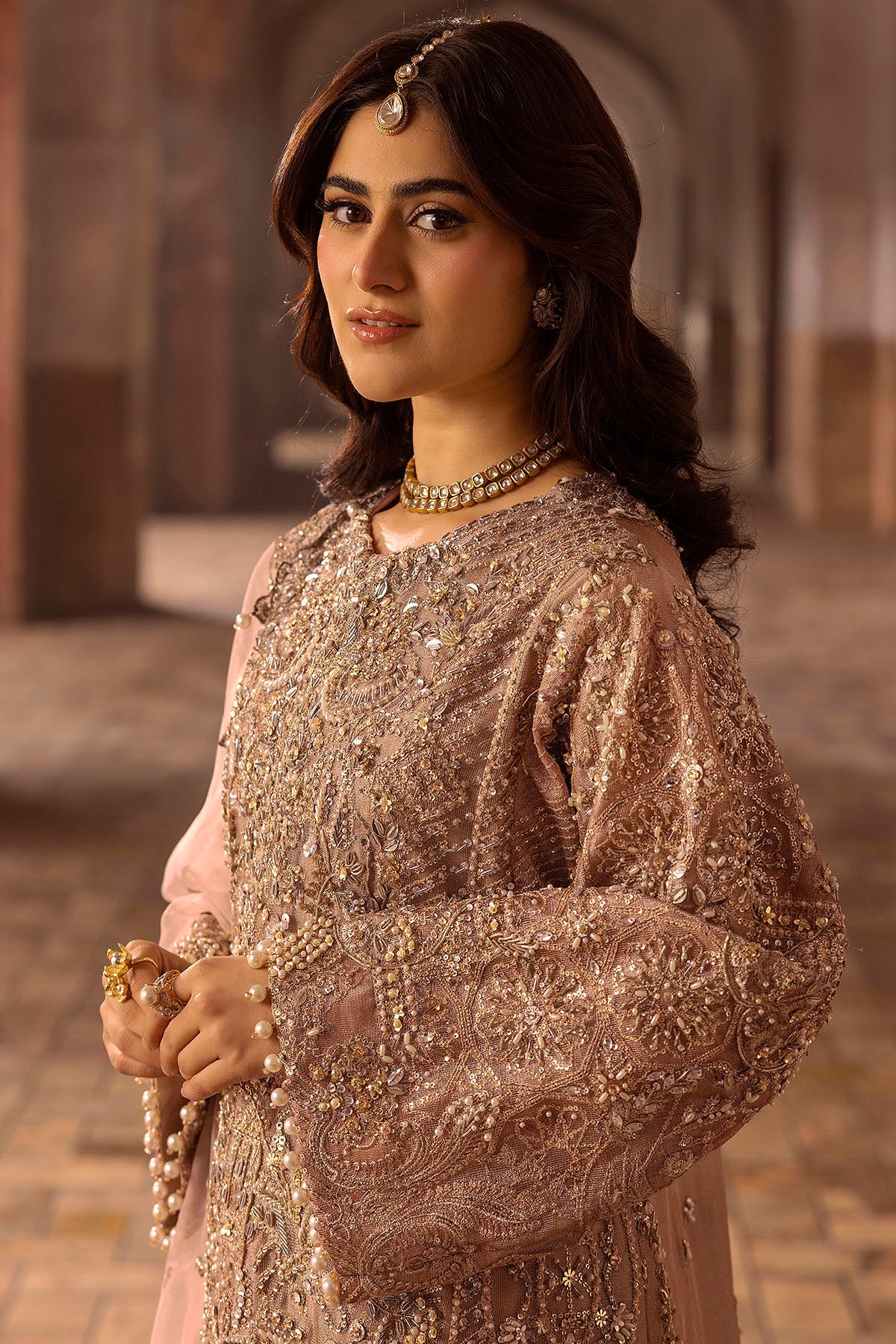 Motifz | Bridal Couture | 0012-MAYASA EMBROIDERED MESSORI STITCHED -  Motifz Ladies Clothes - Original Designer Dress - House of Maryam