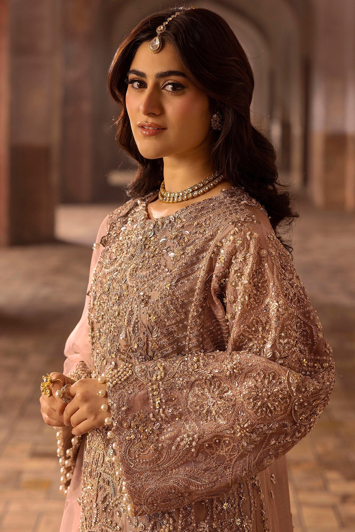 Motifz | Bridal Couture | 0012-MAYASA EMBROIDERED MESSORI STITCHED -  Motifz Ladies Clothes - Original Designer Dress - House of Maryam