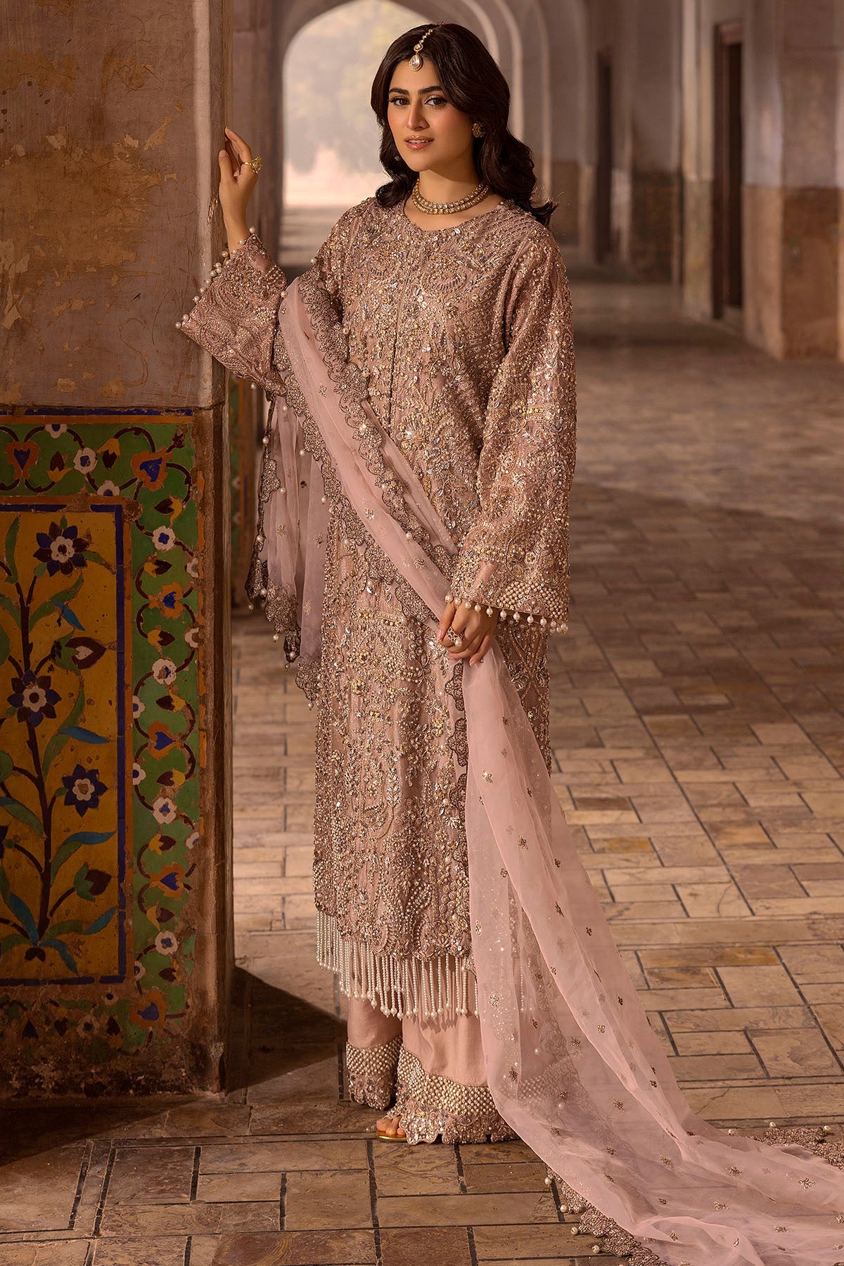 Motifz | Bridal Couture | 0012-MAYASA EMBROIDERED MESSORI STITCHED -  Motifz Ladies Clothes - Original Designer Dress - House of Maryam