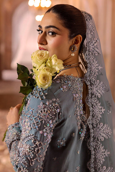 Motifz | Bridal Couture | 0014-FIROZEH EMBROIDERED ORGANZA STITCHED -  Motifz Ladies Clothes - Original Designer Dress - House of Maryam