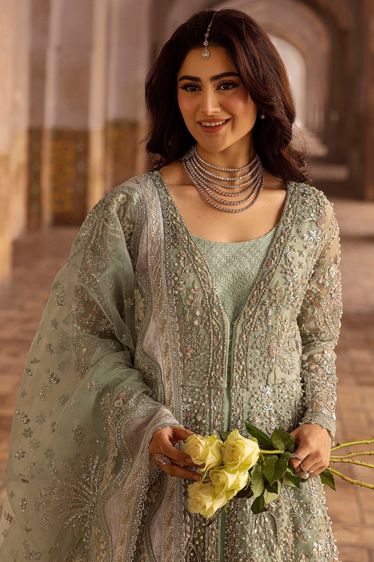 Motifz | Bridal Couture | 0015-MEHTAB EMBROIDERED ORGANZA STITCHED -  Motifz Ladies Clothes - Original Designer Dress - House of Maryam