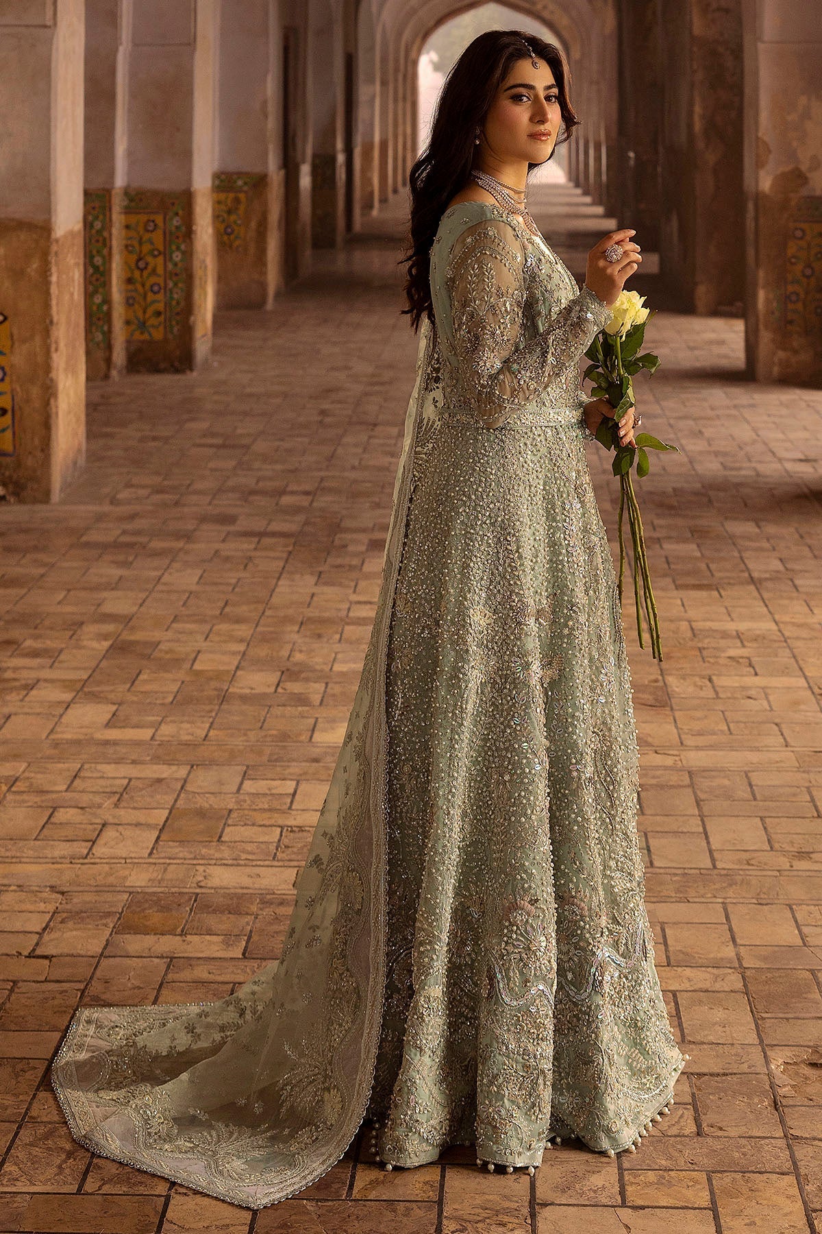 Motifz | Bridal Couture | 0015-MEHTAB EMBROIDERED ORGANZA STITCHED -  Motifz Ladies Clothes - Original Designer Dress - House of Maryam