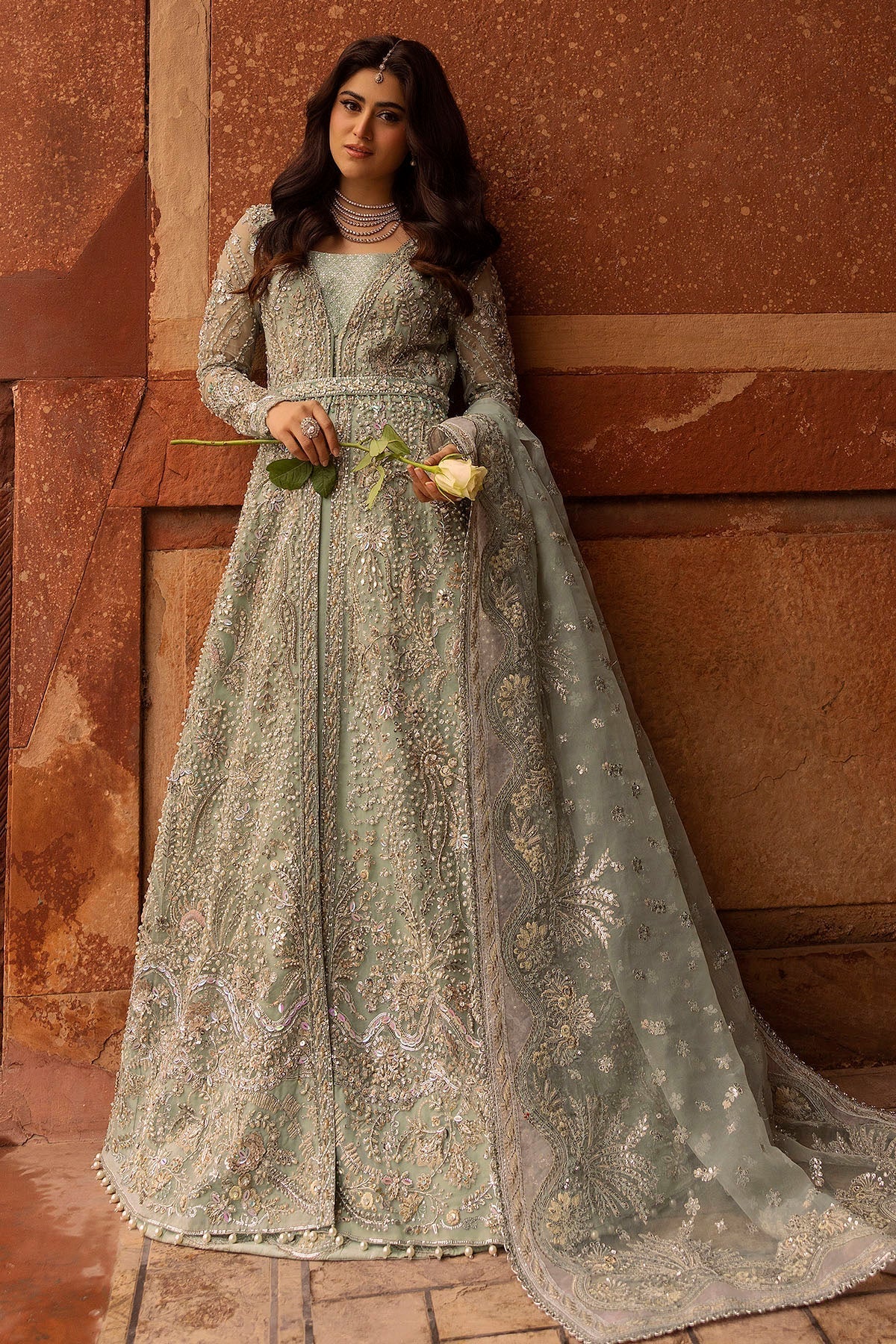 Motifz | Bridal Couture | 0015-MEHTAB EMBROIDERED ORGANZA STITCHED -  Motifz Ladies Clothes - Original Designer Dress - House of Maryam