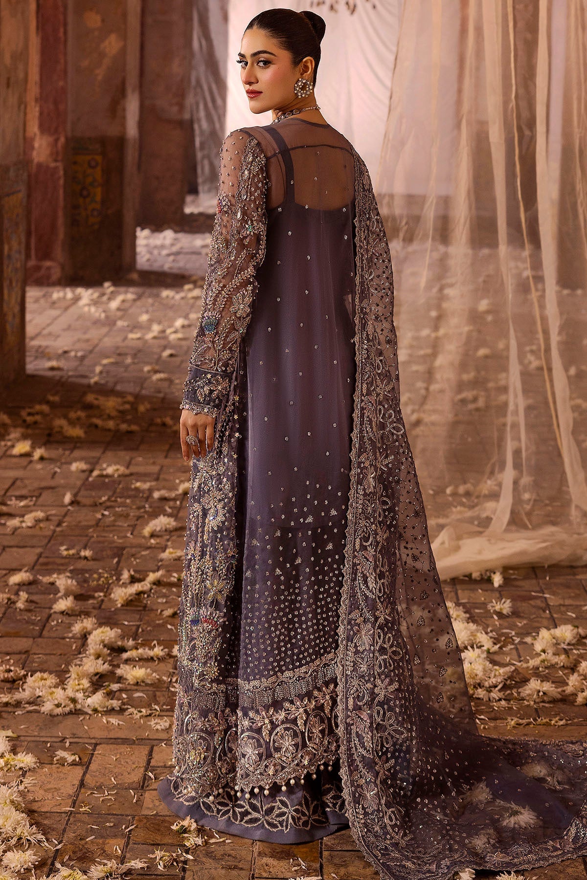 Motifz | Bridal Couture | 0018-ZURIAH EMBROIDERED ORGANZA STITCHED -  Motifz Ladies Clothes - Original Designer Dress - House of Maryam