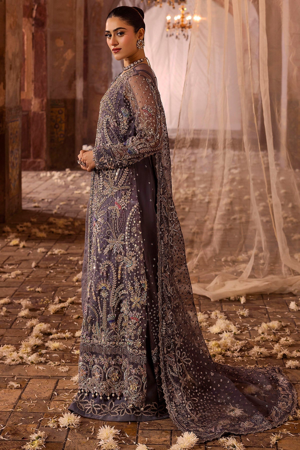 Motifz | Bridal Couture | 0018-ZURIAH EMBROIDERED ORGANZA STITCHED -  Motifz Ladies Clothes - Original Designer Dress - House of Maryam
