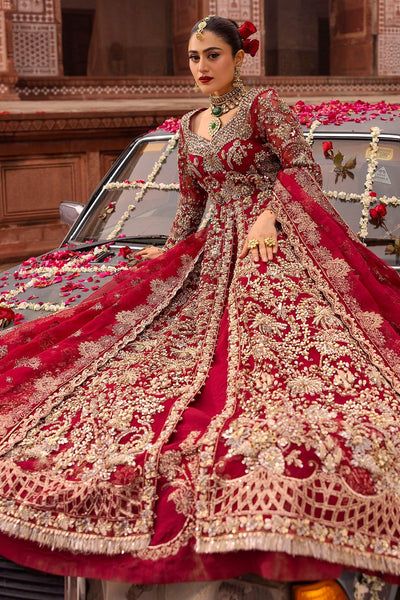 Motifz | Bridal Couture | 0019-SHANARA EMBROIDERED ORGANZA STITCHED -  Motifz Ladies Clothes - Original Designer Dress - House of Maryam