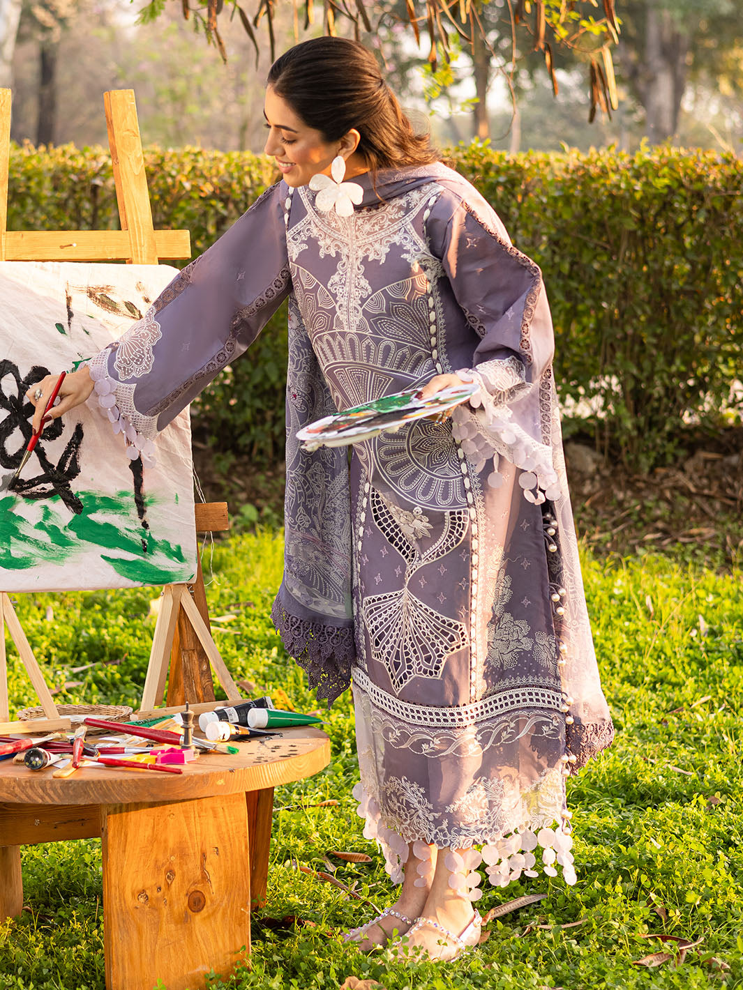 Parishay | Shangrila Luxury Lawn | SHR - 03 -  Parishay Ladies Clothes - Original Designer Dress - House of Maryam