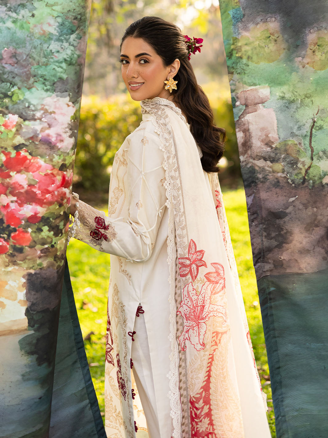 Parishay | Shangrila Luxury Lawn | SHR - 07 -  Parishay Ladies Clothes - Original Designer Dress - House of Maryam