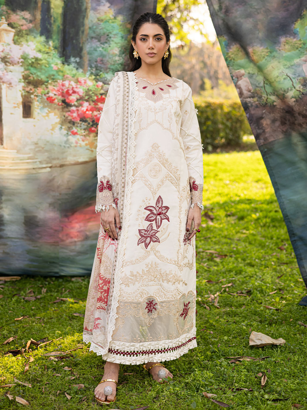 Parishay | Shangrila Luxury Lawn | SHR - 07 -  Parishay Ladies Clothes - Original Designer Dress - House of Maryam
