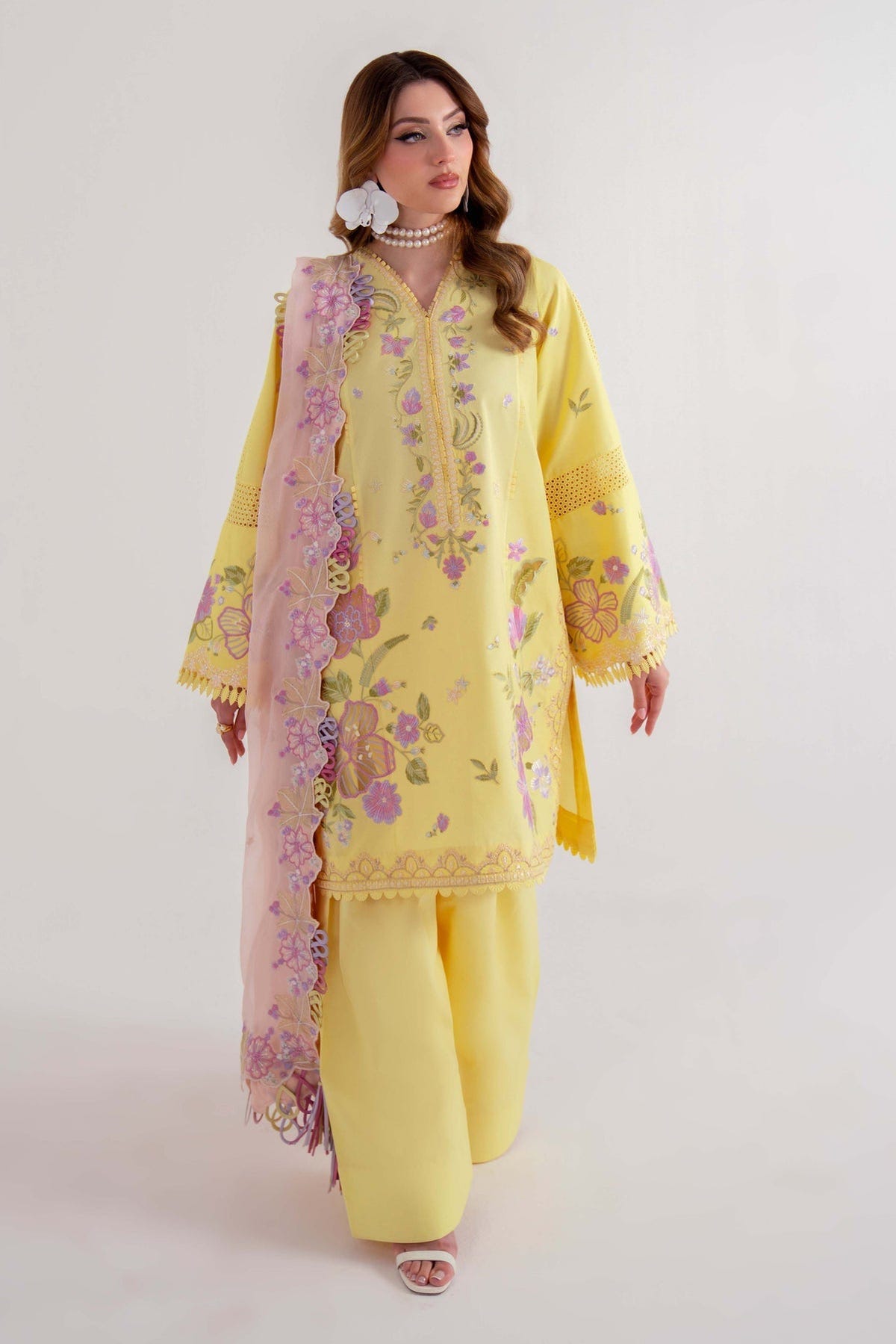 Sable Vogue | Luxury Lawn 25 | SL-01-25-V2 -  Sable Vogue Ladies Clothes - Original Designer Dress - House of Maryam