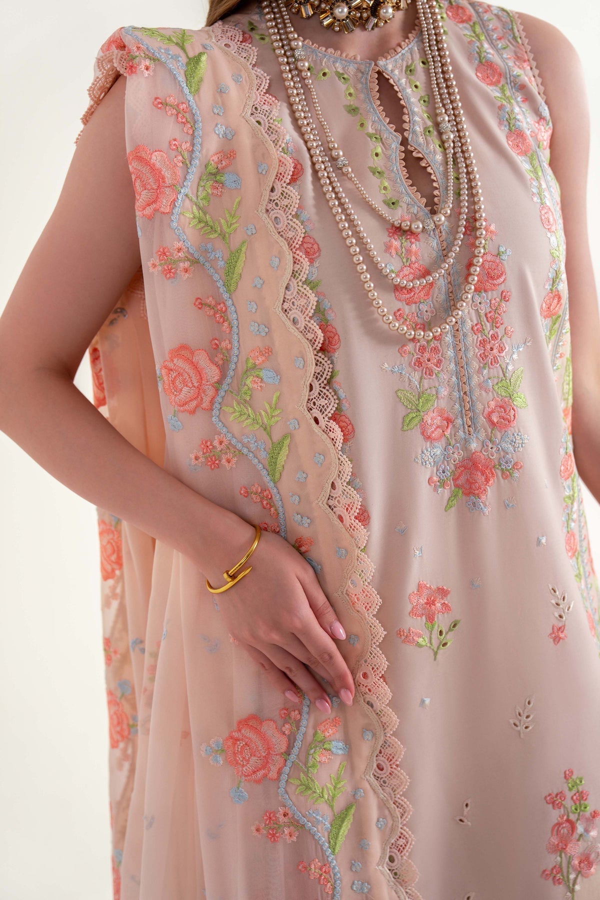 Sable Vogue | Luxury Lawn 25 | SL-03-25-V2 -  Sable Vogue Ladies Clothes - Original Designer Dress - House of Maryam