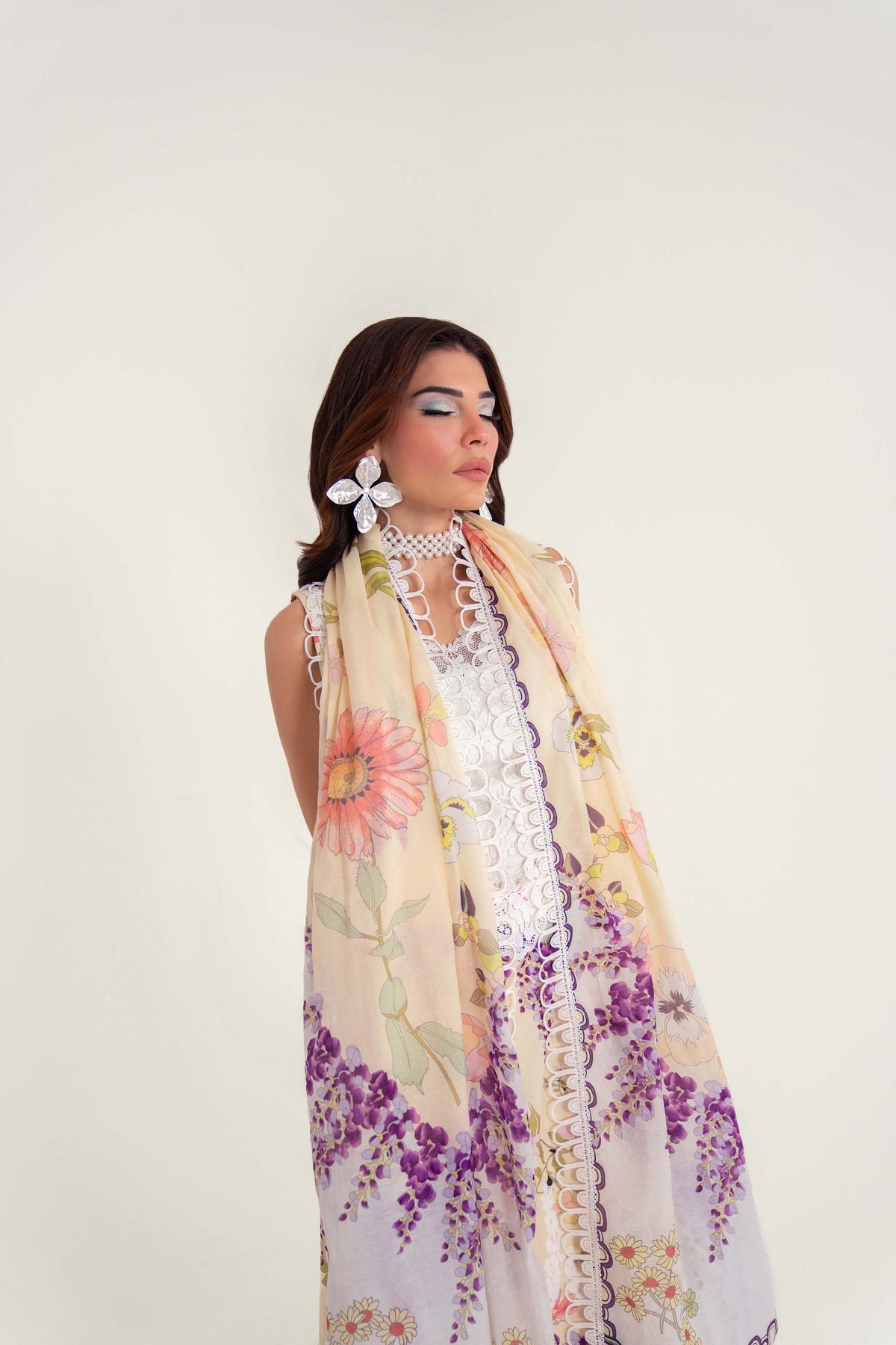 Sable Vogue | Luxury Lawn 25 | SL-05-25-V2 -  Sable Vogue Ladies Clothes - Original Designer Dress - House of Maryam