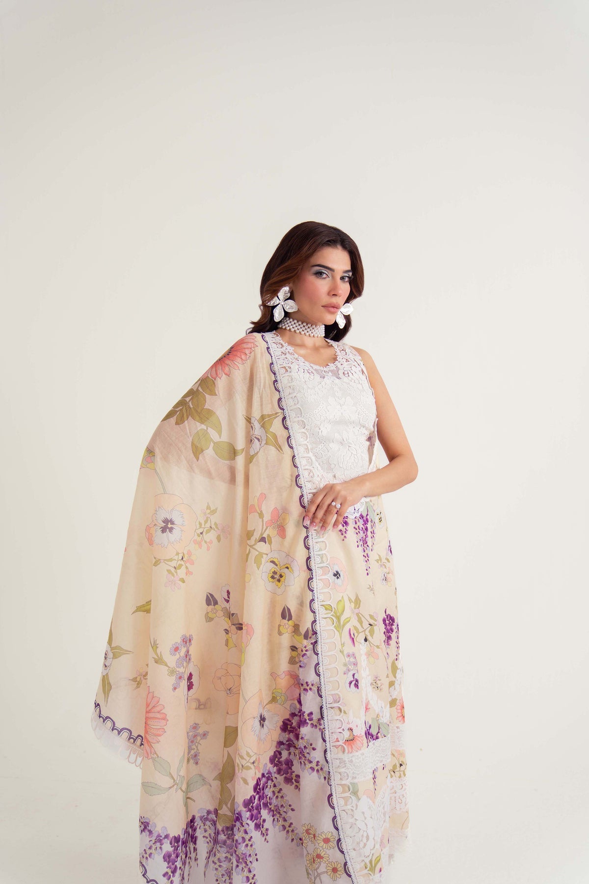 Sable Vogue | Luxury Lawn 25 | SL-05-25-V2 -  Sable Vogue Ladies Clothes - Original Designer Dress - House of Maryam