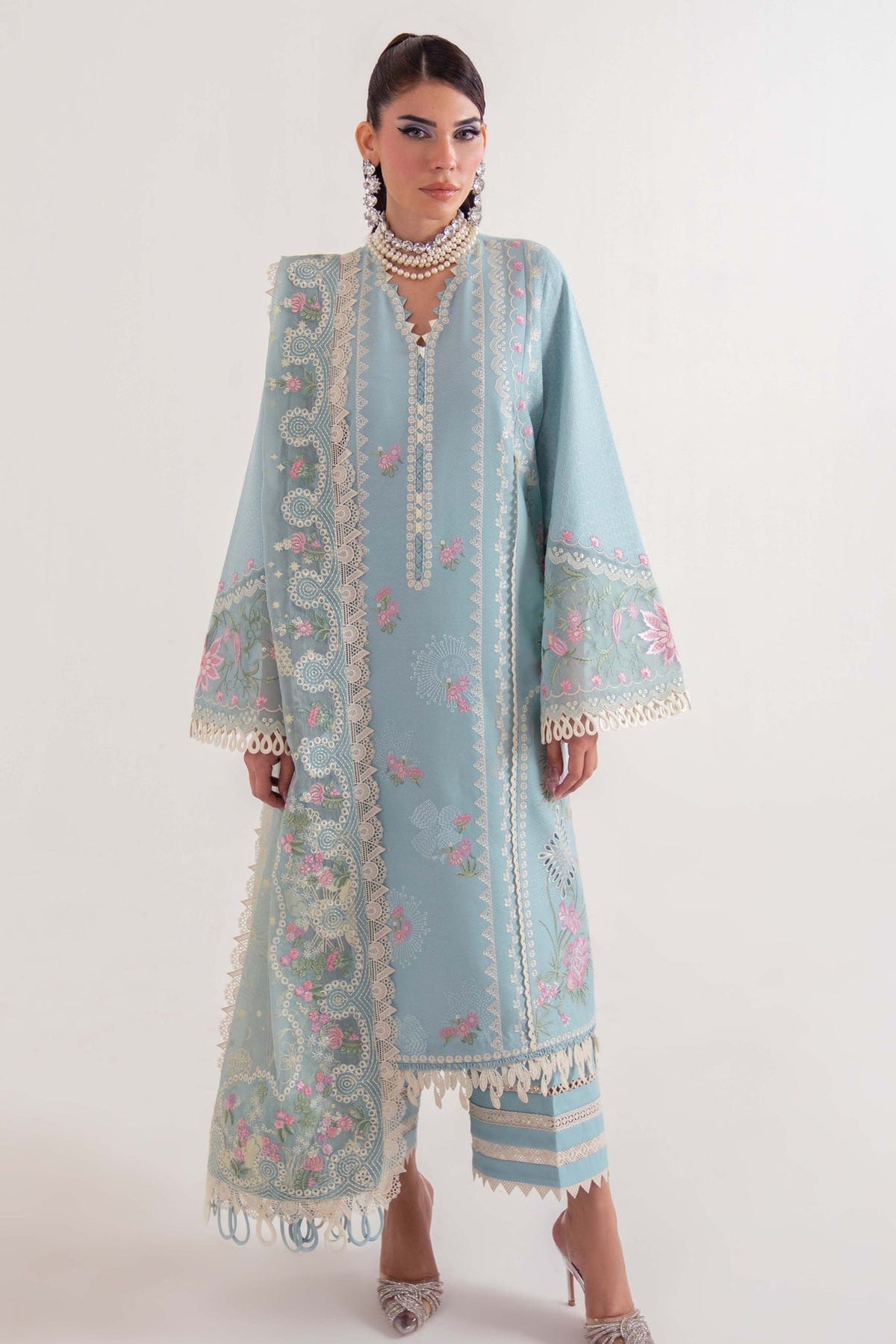 Sable Vogue | Luxury Lawn 25 | SL-06-25-V2 -  Sable Vogue Ladies Clothes - Original Designer Dress - House of Maryam