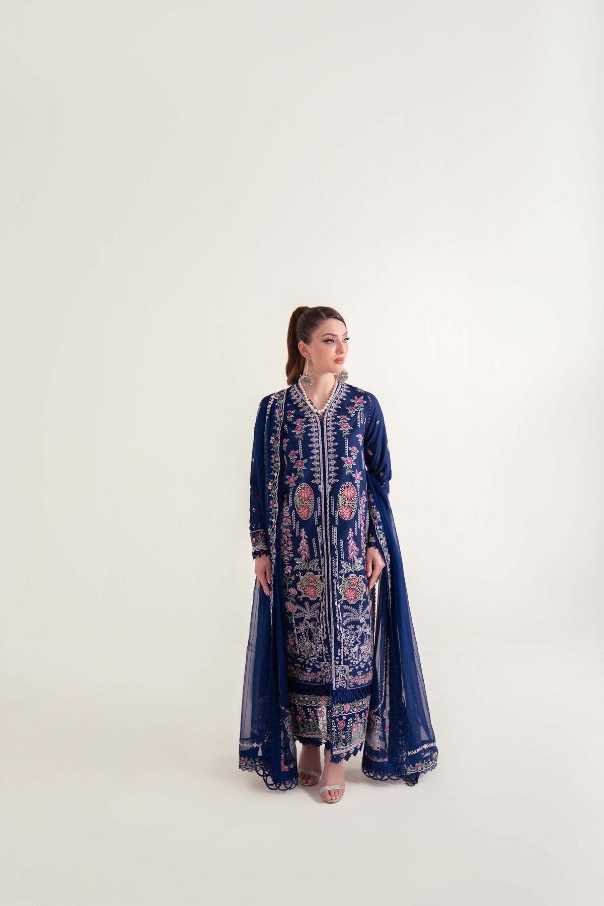 Sable Vogue | Luxury Lawn 25 | SL-07-25-V2 -  Sable Vogue Ladies Clothes - Original Designer Dress - House of Maryam