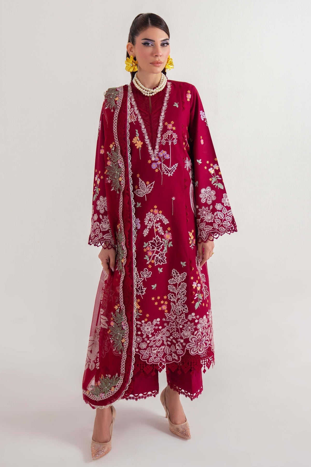 Sable Vogue | Luxury Lawn 25 | SL-08-25-V2 -  Sable Vogue Ladies Clothes - Original Designer Dress - House of Maryam