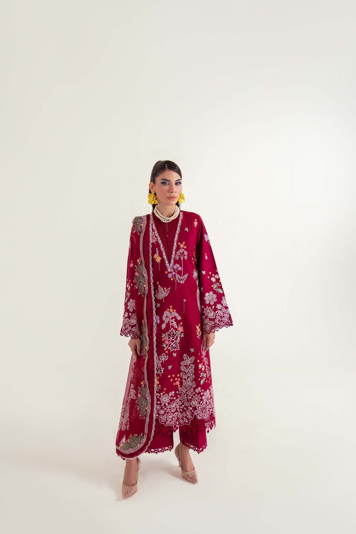 Sable Vogue | Luxury Lawn 25 | SL-08-25-V2 -  Sable Vogue Ladies Clothes - Original Designer Dress - House of Maryam